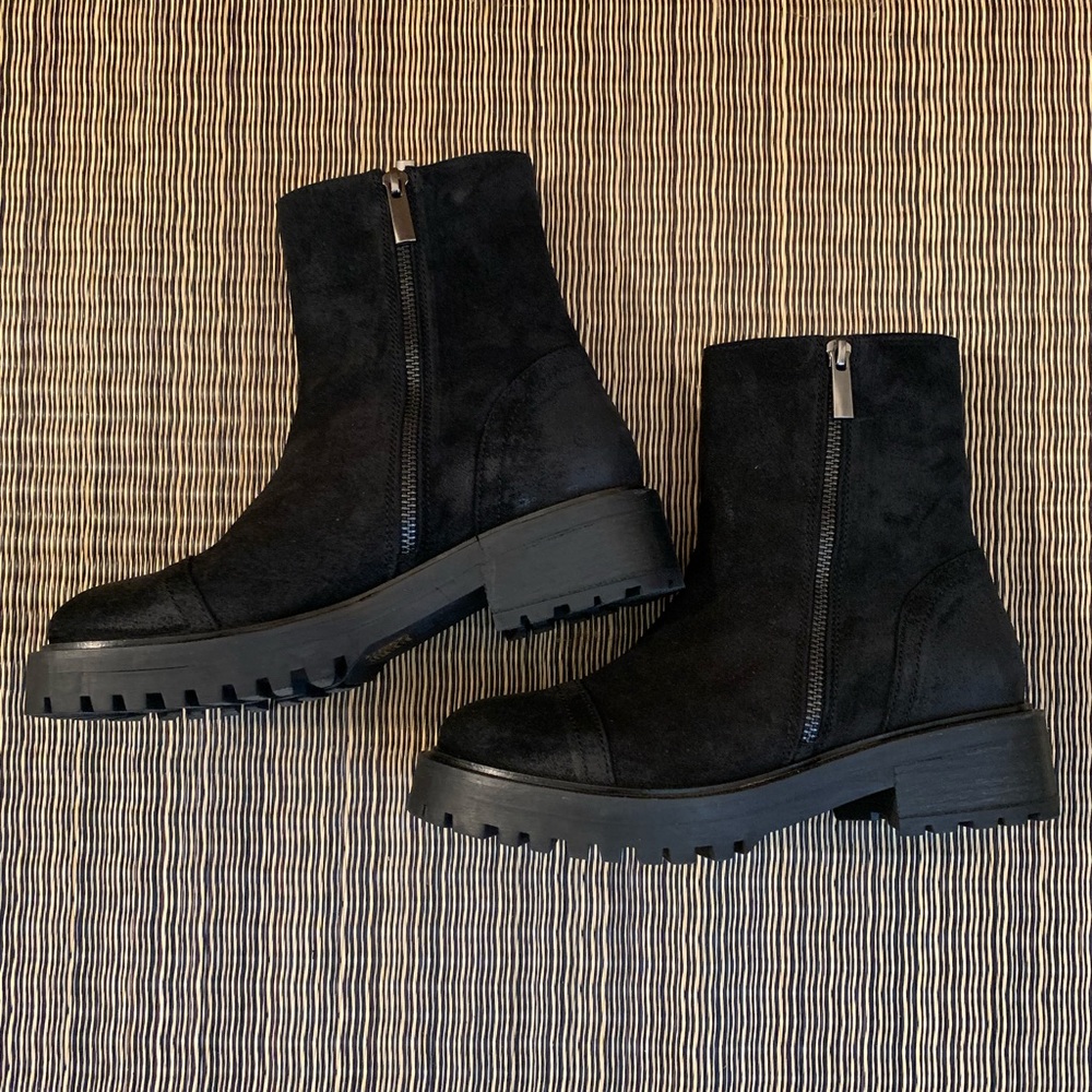 Thursday lug-sole zipper boots